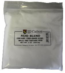 Blend of tartaric, malic and citric acids, 8oz Bag