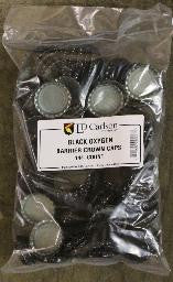 Black Oxygen-Barrier Crown Caps, Bag of 144