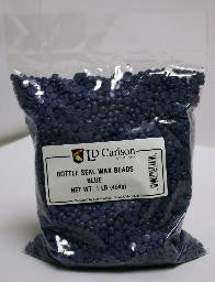 Blue Bottle Seal Wax Beads, 1lb Bag