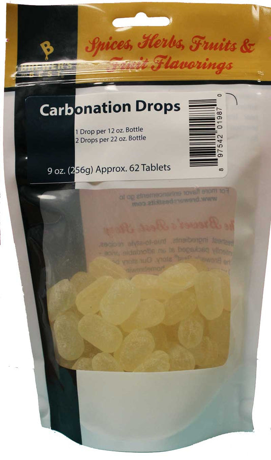 Brewer's Best Carbonation Drops 9 oz, 62 tablets