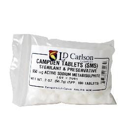 Campden Tablets Sodium Metabisulfite 100 tablets