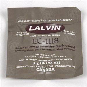 Lalvin Dry Wine Yeast: EC-1118