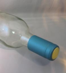 PVC Wine Shrink Capsules Bag of 30: Metallic Light Blue