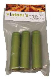 PVC Wine Shrink Capsules Bag of 30: Metallic Lime Green