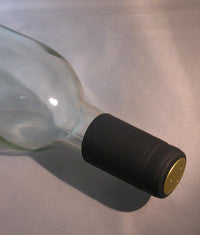PVC Wine Shrink Capsules Bag of 30: Black