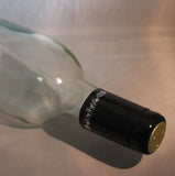 PVC Wine Shrink Capsules Bag of 30: Black with Silver Grapes