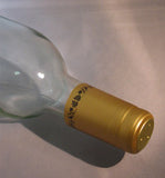 PVC Wine Shrink Capsules Bag of 30: Gold with Black Grapes