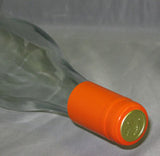 PVC Wine Shrink Capsules Orange Bag of 30