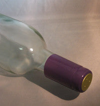 PVC Wine Shrink Capsules Purple Bag of 30