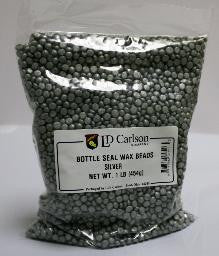 Silver Bottle Seal Wax Beads, 1lb Bag