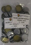 Silver Oxygen-Barrier Crown Caps, Bag of 144