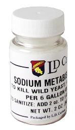 Sodium Metabisulfite 2 oz Bottle