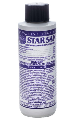 Star San Sanitizer 4 oz by Five Star
