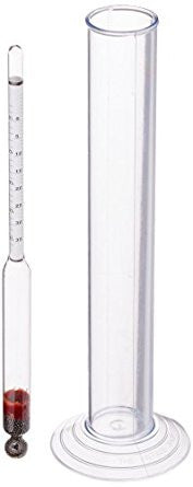Home Brew Ohio Triple Scale Hydrometer and Test Jar Combo