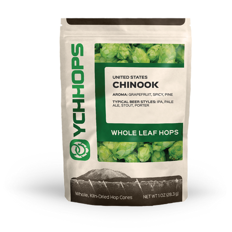 Chinook Whole Leaf Hops 1 oz Bag
