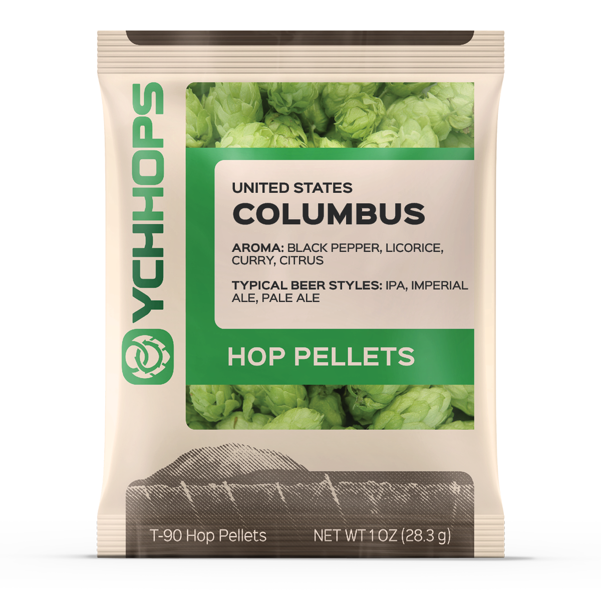 Columbus Pellet Hops 1 oz Bag