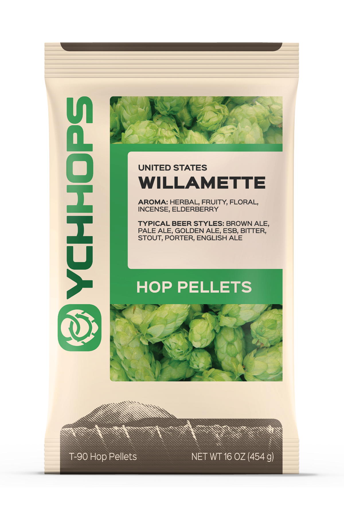 Willamette Pellet Hops 1 lb Bag